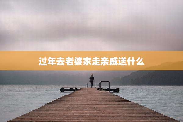 过年去老婆家走亲戚送什么