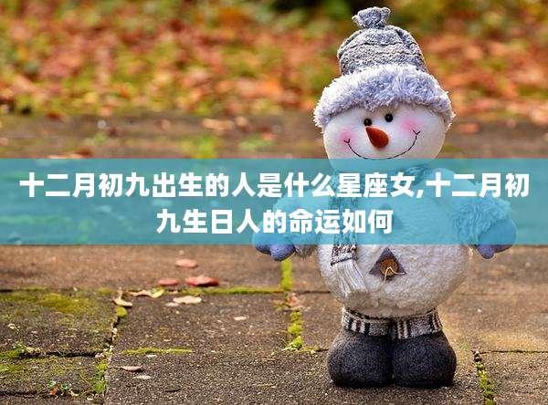 十二月初九出生的人是什么星座女,十二月初九生日人的命运如何