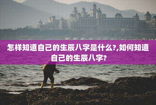 怎样知道自己的生辰八字是什么?,如何知道自己的生辰八字?