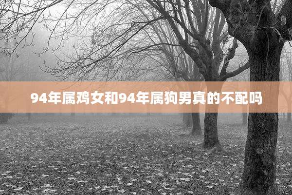 94年属鸡女和94年属狗男真的不配吗