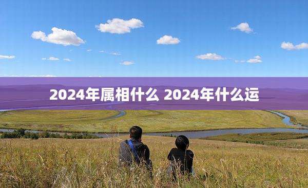 2024年属相什么 2024年什么运
