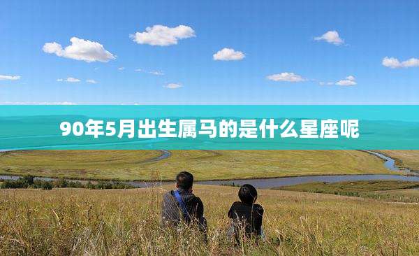 90年5月出生属马的是什么星座呢