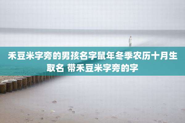 禾豆米字旁的男孩名字鼠年冬季农历十月生取名 带禾豆米字旁的字