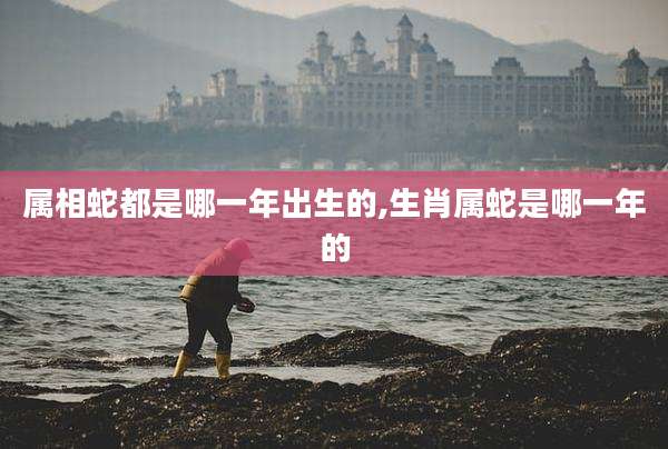 属相蛇都是哪一年出生的,生肖属蛇是哪一年的