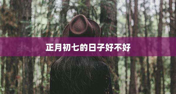 正月初七的日子好不好