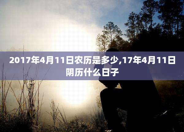 2017年4月11日农历是多少,17年4月11日阴历什么日子