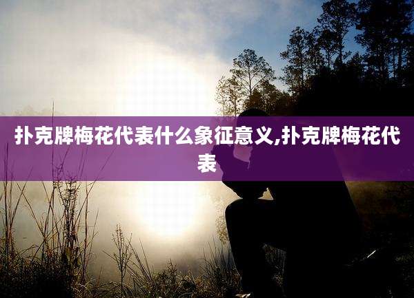 扑克牌梅花代表什么象征意义,扑克牌梅花代表