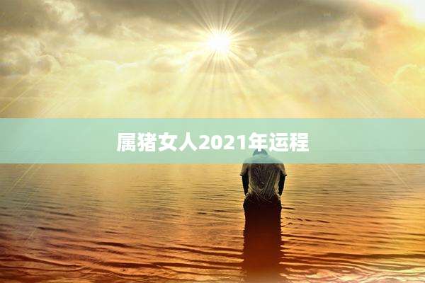 属猪女人2021年运程