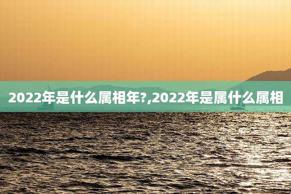2022年是什么属相年?,2022年是属什么属相