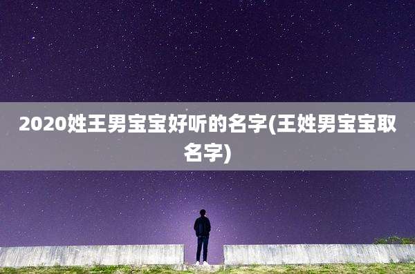 2020姓王男宝宝好听的名字(王姓男宝宝取名字)