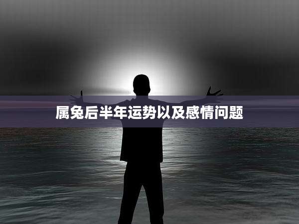 属兔后半年运势以及感情问题