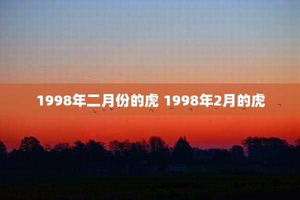 1998年二月份的虎 1998年2月的虎
