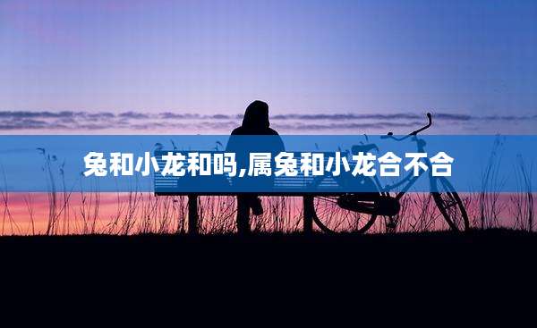 兔和小龙和吗,属兔和小龙合不合