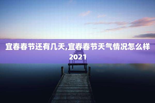 宜春春节还有几天,宜春春节天气情况怎么样2021