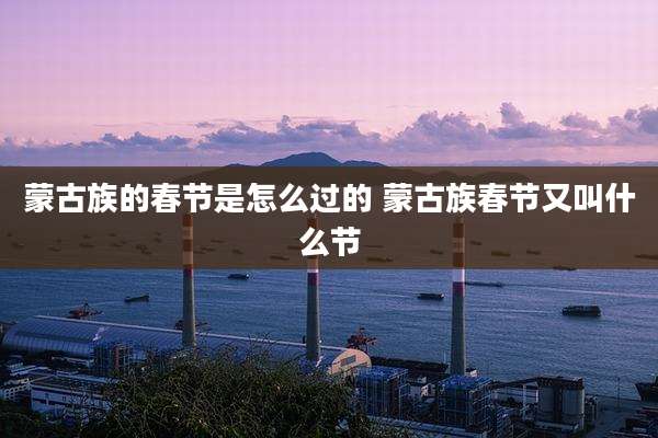 蒙古族的春节是怎么过的 蒙古族春节又叫什么节