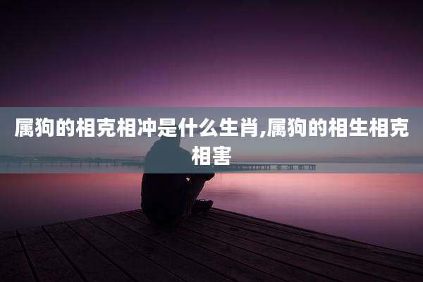 属狗的相克相冲是什么生肖,属狗的相生相克相害