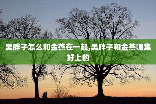 吴胖子怎么和金燕在一起,吴胖子和金燕哪集好上的
