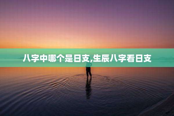 八字中哪个是日支,生辰八字看日支