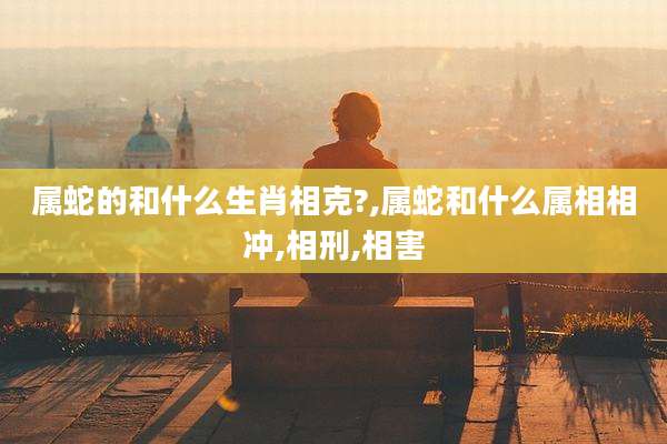 属蛇的和什么生肖相克?,属蛇和什么属相相冲,相刑,相害