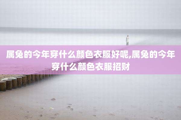 属兔的今年穿什么颜色衣服好呢,属兔的今年穿什么颜色衣服招财