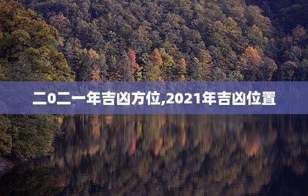 二0二一年吉凶方位,2021年吉凶位置
