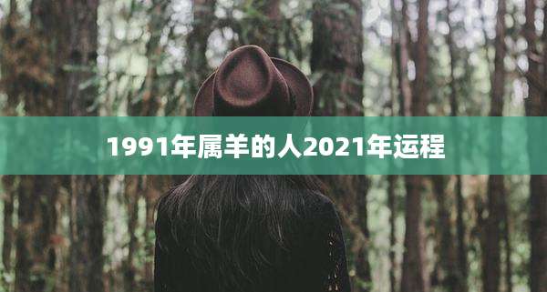 1991年属羊的人2021年运程