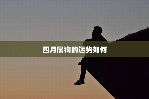 四月属狗的运势如何