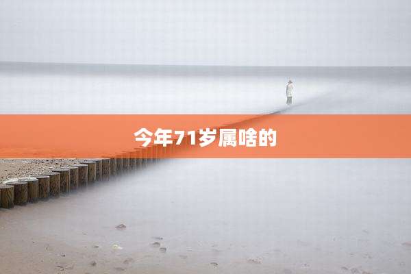 今年71岁属啥的