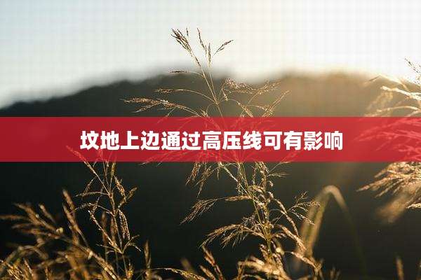 坟地上边通过高压线可有影响