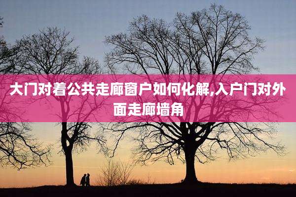 大门对着公共走廊窗户如何化解,入户门对外面走廊墙角