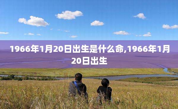 1966年1月20日出生是什么命,1966年1月20日出生