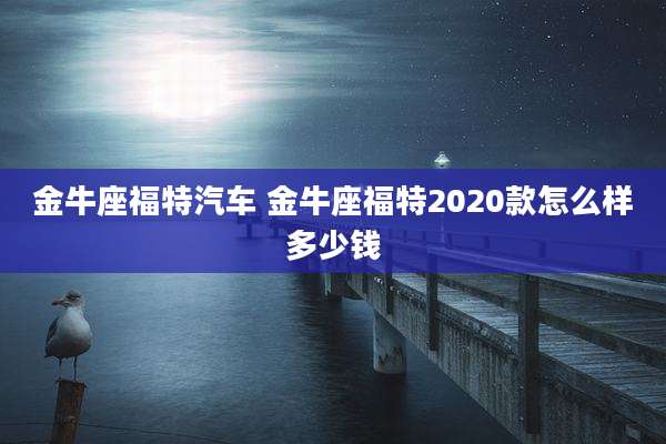 金牛座福特汽车 金牛座福特2020款怎么样多少钱
