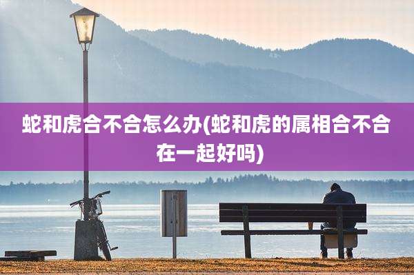 蛇和虎合不合怎么办(蛇和虎的属相合不合 在一起好吗)