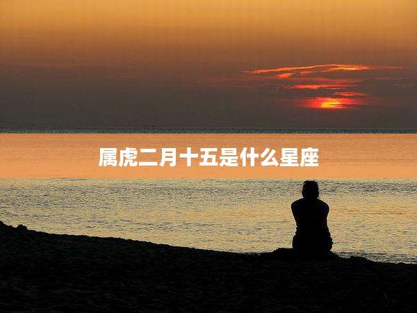 属虎二月十五是什么星座