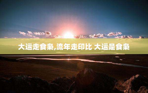 大运走食枭,流年走印比 大运是食枭
