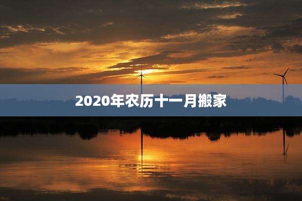2020年农历十一月搬家