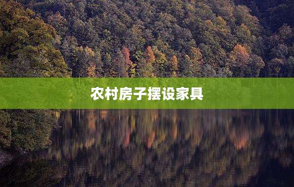 农村房子摆设家具