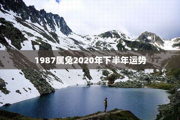 1987属兔2020年下半年运势