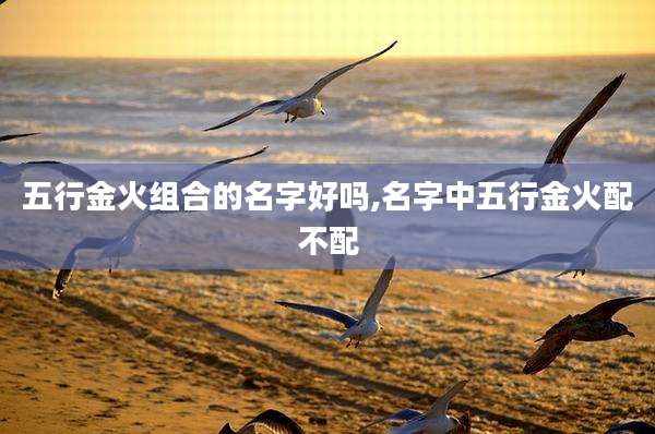 五行金火组合的名字好吗,名字中五行金火配不配