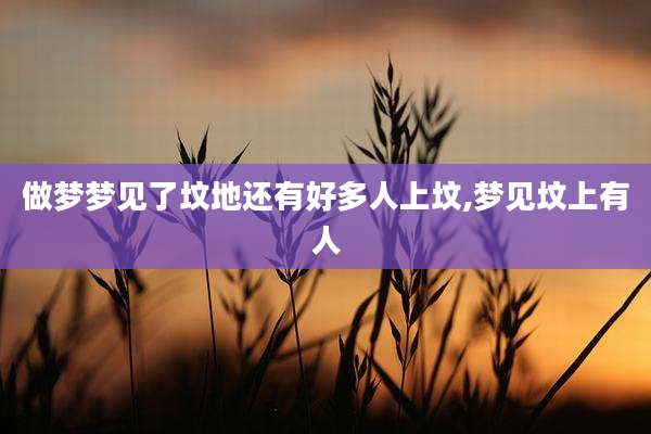 做梦梦见了坟地还有好多人上坟,梦见坟上有人