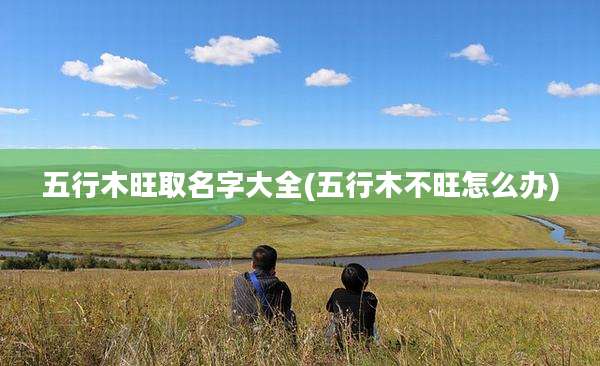 五行木旺取名字大全(五行木不旺怎么办)