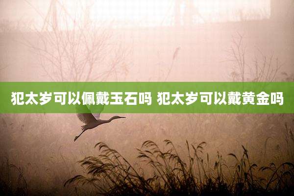 犯太岁可以佩戴玉石吗 犯太岁可以戴黄金吗