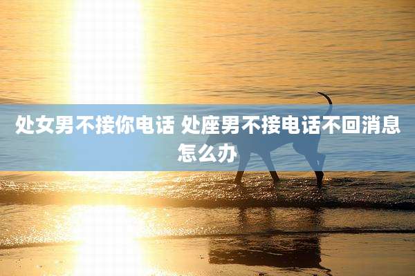 处女男不接你电话 处座男不接电话不回消息怎么办