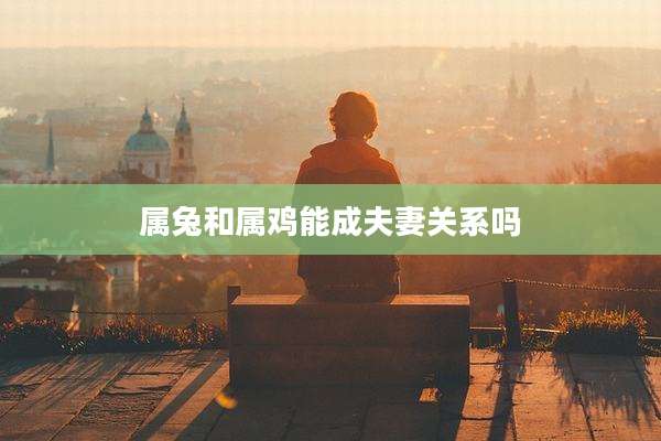 属兔和属鸡能成夫妻关系吗
