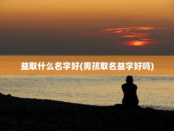 益取什么名字好(男孩取名益字好吗)