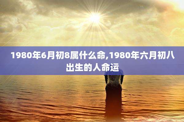 1980年6月初8属什么命,1980年六月初八出生的人命运