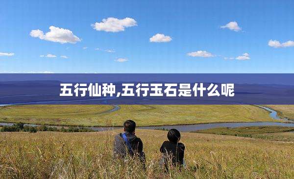 五行仙种,五行玉石是什么呢
