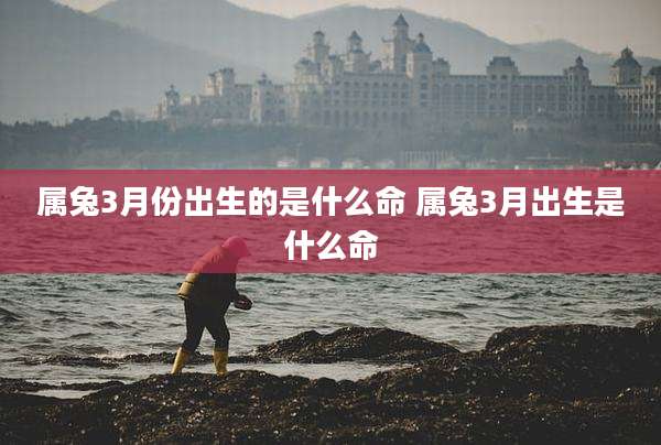 属兔3月份出生的是什么命 属兔3月出生是什么命