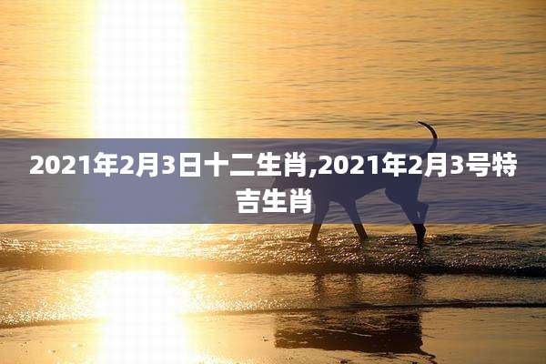 2021年2月3日十二生肖,2021年2月3号特吉生肖