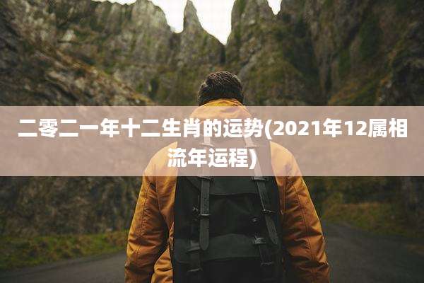 二零二一年十二生肖的运势(2021年12属相流年运程)